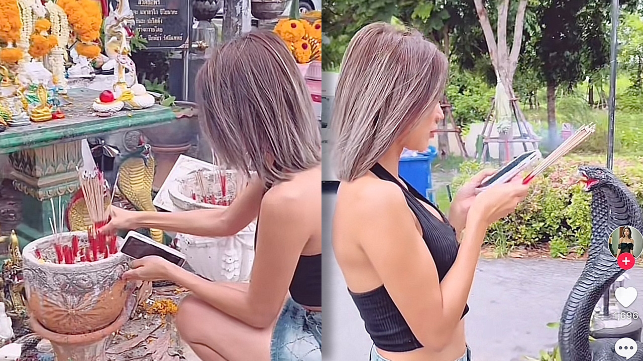 สะเทือนวงการ ดาราสาว จุดธูปสาบาน สาปแช่งใคร ขอให้ชีวิตวิบัติ-ฉิบหาย 