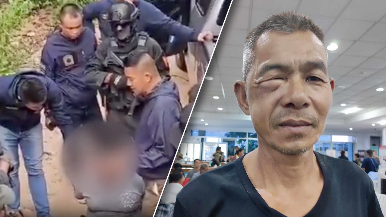 หน่วยสวาทบุกรวบขาใหญ่ ยกพวกรุมตื้บ "ร.ต.ท." เบ้าตาปูดบวมคางานบุญบั้งไฟ