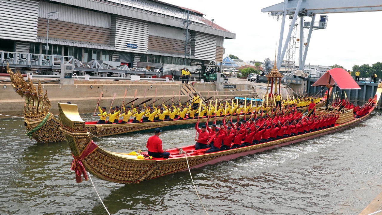 กองทัพเรือ อัญเชิญเรือพระที่นั่งครบ 4 ลำวันนี้ เตรียมการจัดขบวนพยุหยาตราทางชลมารค