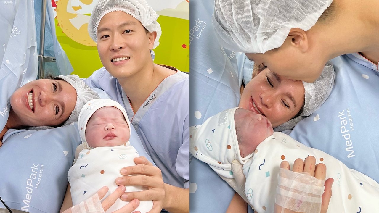 จิ๊บ ปกฉัตร คลอดลูกคนแรก ตั้งชื่อ น้องเบลูก้า คนบันเทิงร่วมยินดี