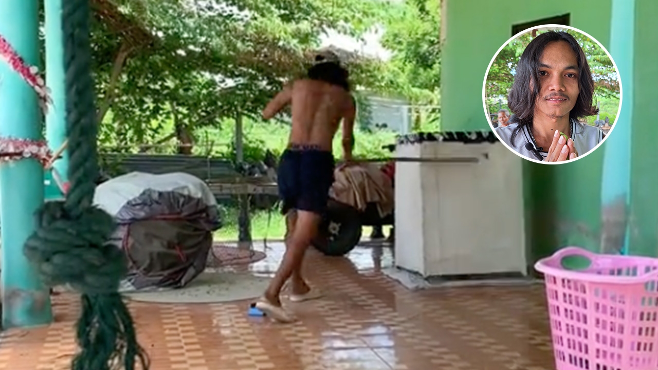 ทัวร์ตำรวจ มาลงหน้าบ้าน หนุ่มเซอร์อัดคลิปคลั่ง ทำลายข้าวของ บอก "ผมทำคอนเทนต์"