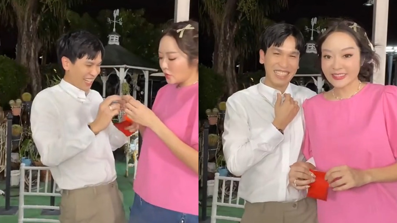 พีท กันตพร ให้ของขวัญ แก้มบุ๋ม หลังแต่งงาน 10 วัน เห็นของแล้วกรี๊ดเลย (คลิป)