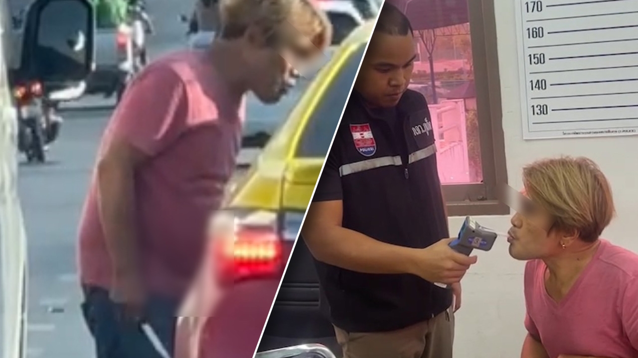 ภูเก็ตรถตู้มอบตัว ชักมีดขู่แท็กซี่ ลั่น "ผมใจร้อนไปนิด" คู่กรณีขับช้าแช่ขวา