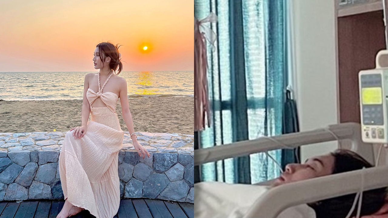 นางเอกดังแอดมิตด่วน! หลังเกิดอาการหน้ามืด ล้มหัวฟาดพื้น ขยับคอไม่ได้ 