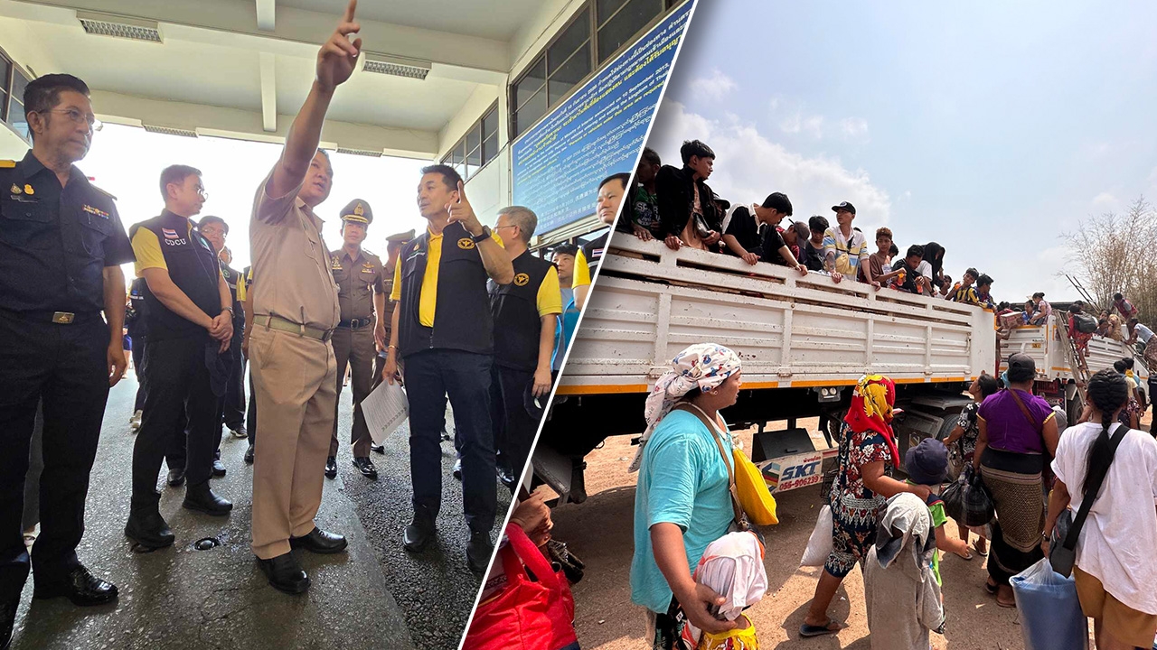 หมอชลน่าน ลงพื้นที่ชายแดนแม่สอด ยันรพ.พร้อมรักษาผู้บาดเจ็บชาวเมียนมา