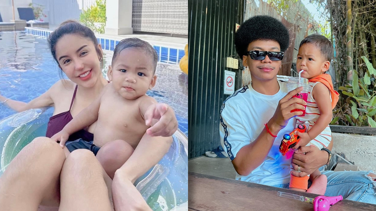 อดีตคู่รัก นัส-โชค รถแห่ เผชิญหน้ากันอีกครั้ง พร้อมลูก ชาวเน็ตแห่เชียร์คืนดี