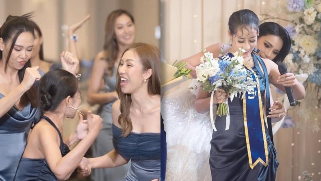 ว่าที่เจ้าสาวคนต่อไป ดาราสาวได้ช่อดอกไม้งานแต่ง ลั่นเป็นคนสวยต้องมีผัว