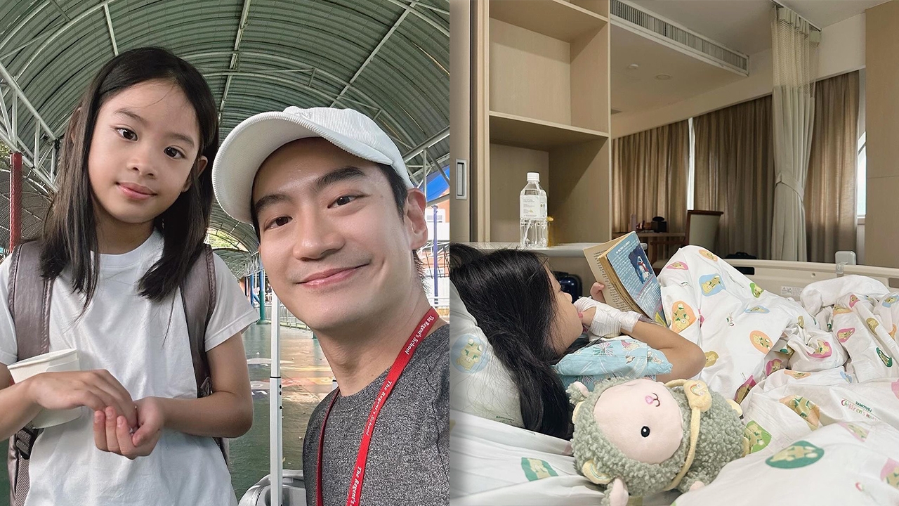 หมอโอ๊ค อัปเดตอาการลูกสาว น้องอลิน ป่วยติดเชื้อไวรัส ไข้สูงจนต้องแอดมิต