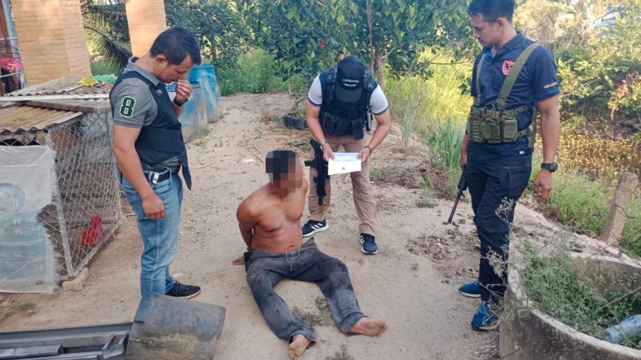 จับอดีตตำรวจ ผันตัวเป็นมือปืน หนีคดีอุ้มฆ่า 2 วัยรุ่น หักปมยาเสพติด