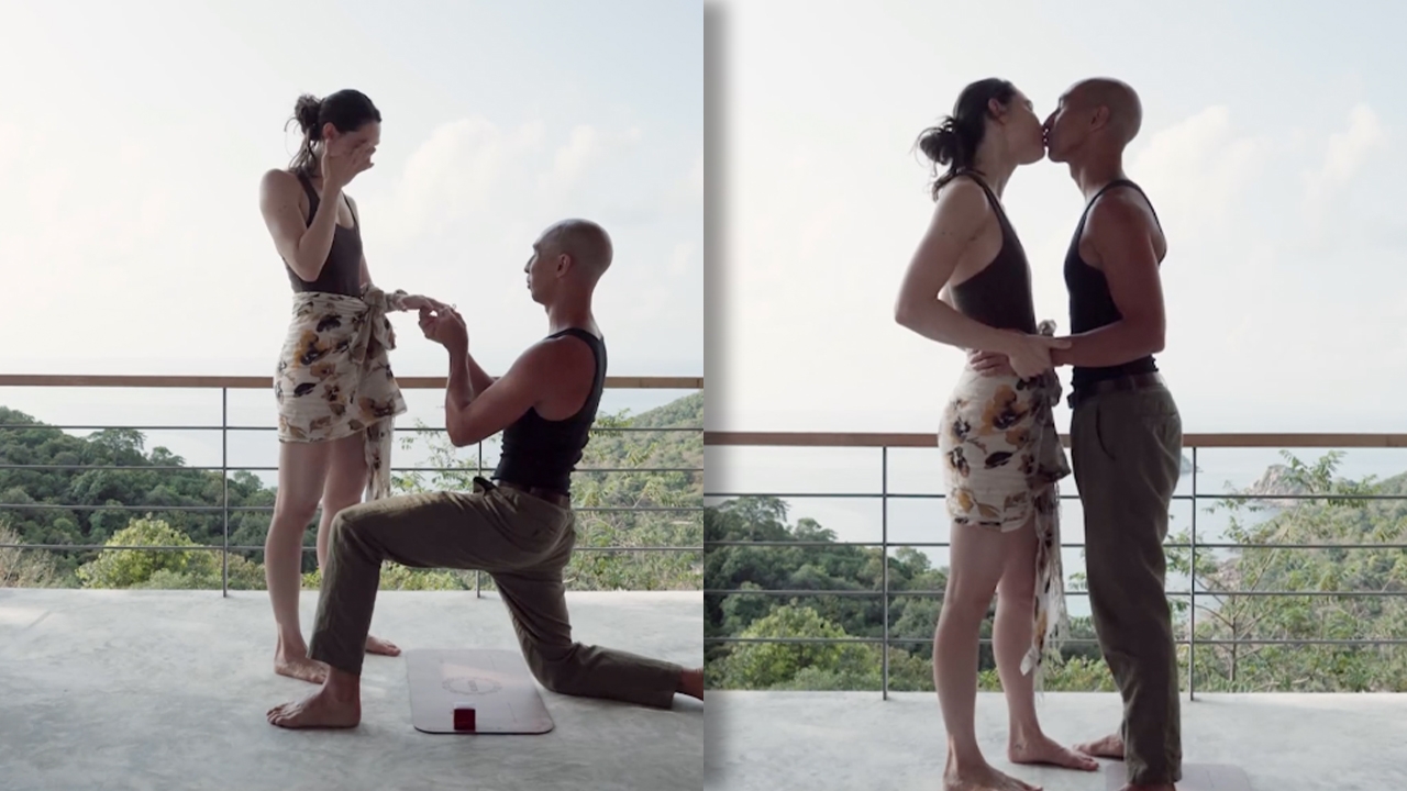 นักร้องยุค 90 เซอร์ไพรส์ คุกเข่าขอแฟนแต่งงาน เรียบง่ายแต่ซึ้งจนฝ่ายหญิงร้องไห้ (คลิป)