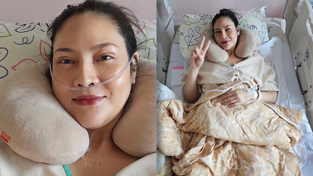 แห่ส่งกำลังใจ นางเอกรุ่นใหญ่ ป่วยมะเร็งระยะ 2 จู่ๆ แน่นหน้าอกต้องเบรกกอง