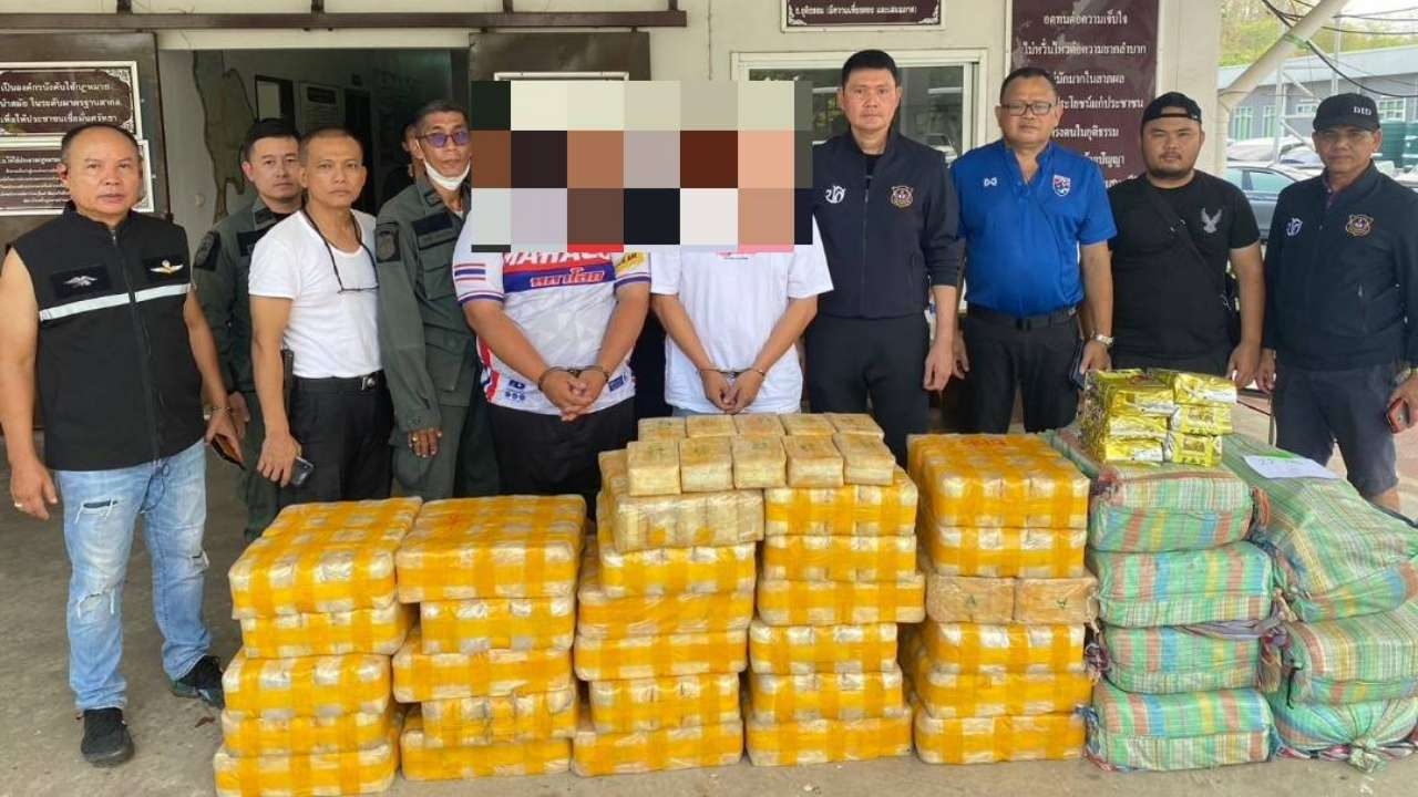ตร.ปส.ทลาย 15 เครือข่ายนักบินตายแทน ยึดยาบ้า 40 ล้านเม็ด ไอซ์ 1 ตัน