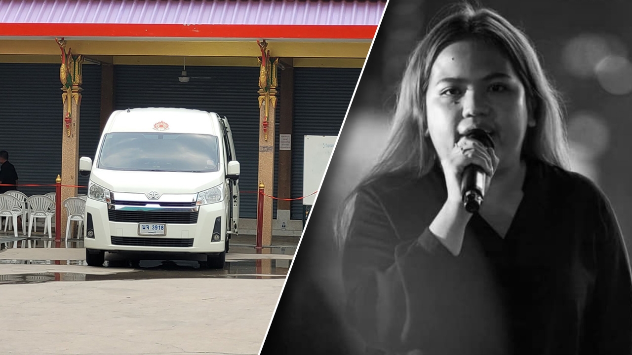 ร่าง “บุ้ง ทะลุวัง” ถึงวัดสุทธาโภชน์แล้ว-พี่สาวขอสื่องดบันทึกภาพ มวลชนทยอยร่วมงาน