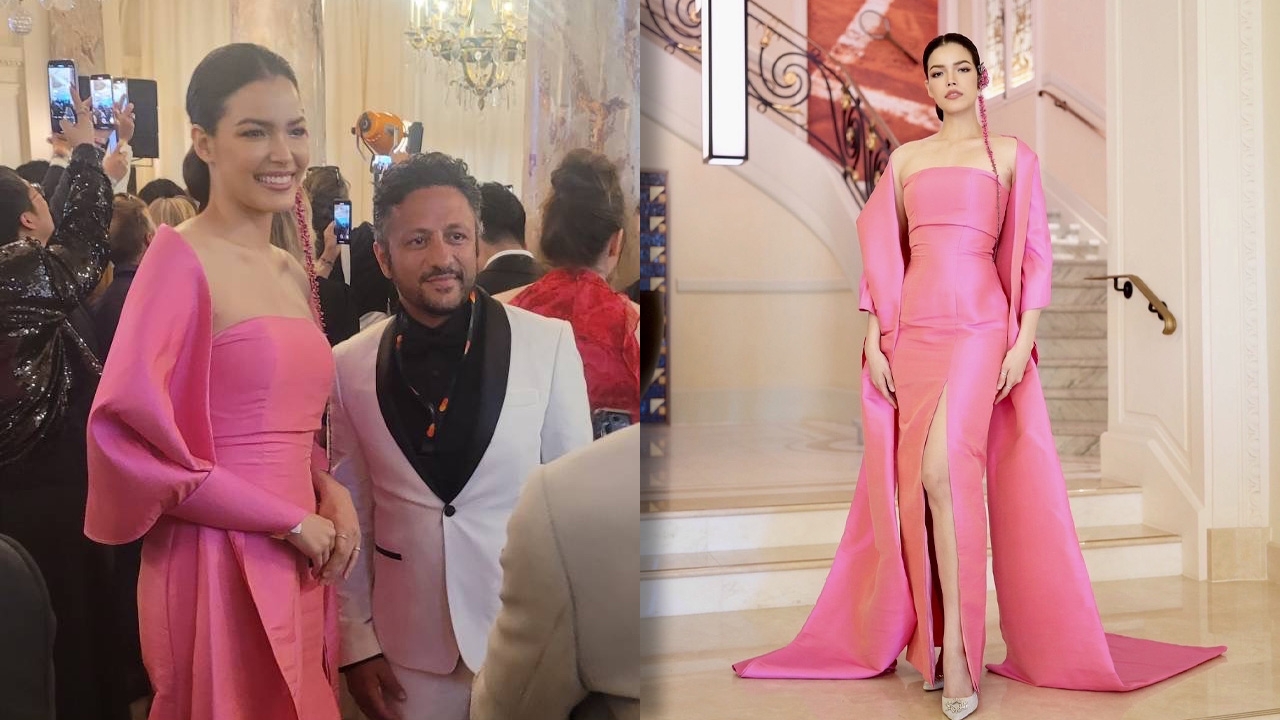 ตะลึง ดาราไทยคนแรก สวมชุดราตรีผ้าไหม ร่วมงาน Thai Night ที่เมืองคานส์