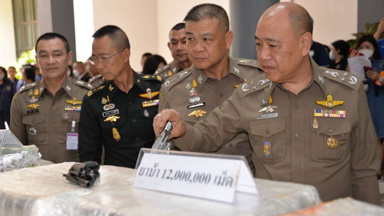 ตร.ปส. จับ 5 เครือข่ายใหญ่ ยึดยาบ้า 13.7 ล้านเม็ด ไอซ์ 520 กก. ขนลงใต้