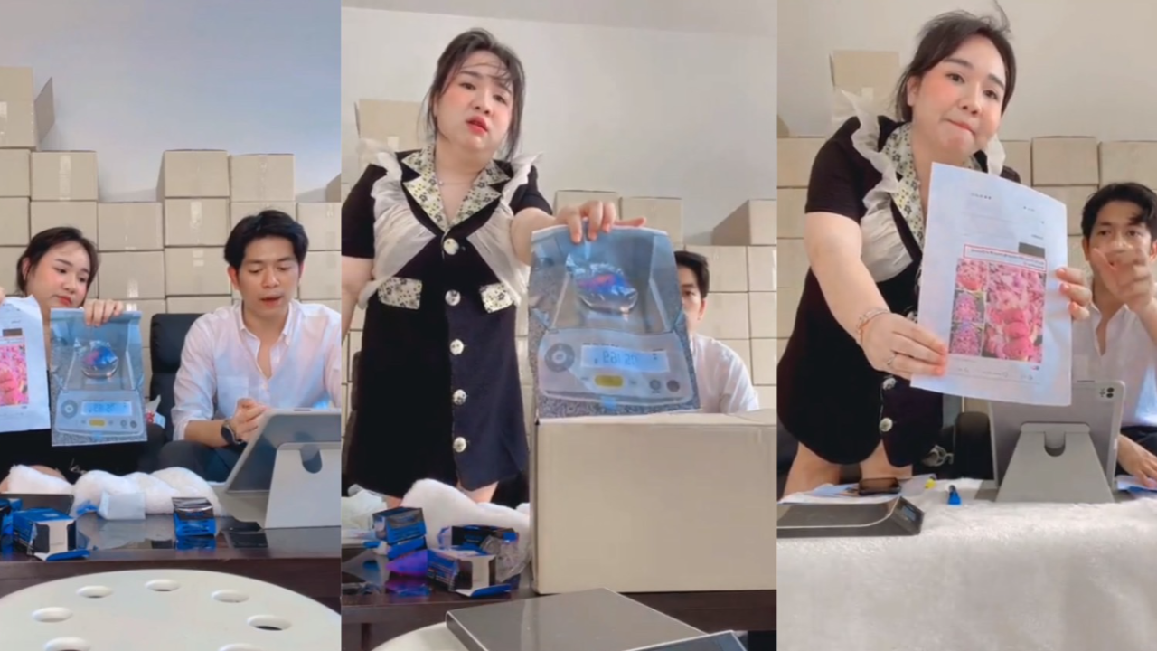 เจ้ตับ ฉ่ำโบ๊ะ TIKTOKER ควงทนายตั้งโต๊ะแถลง ปมถูกโรงงานลวงผู้บริโภค