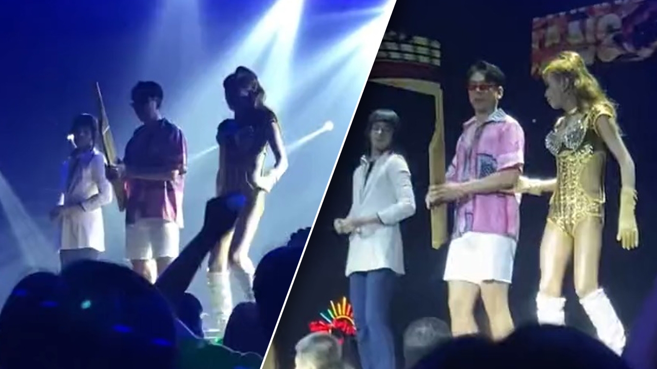 จ๊ะ-เอม-ตั๊กแตน ขึ้นเวทีเดียวกัน แต่พอซูมดูชัดๆ บอกเลยพีกมาก (คลิป)