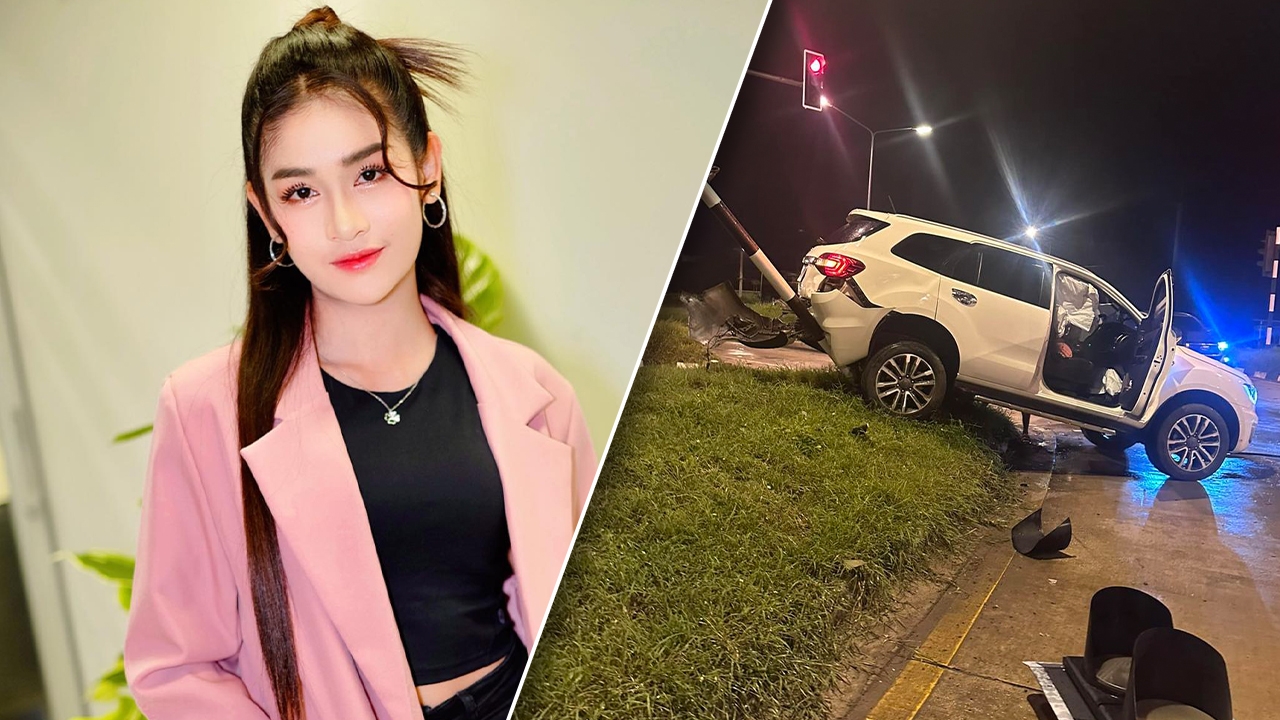 เบลล์ นิภาดา หวิดเหลือแค่ชื่อ ประสบอุบัติเหตุถูกรถสิบล้อฝ่าไฟแดงพุ่งชน 