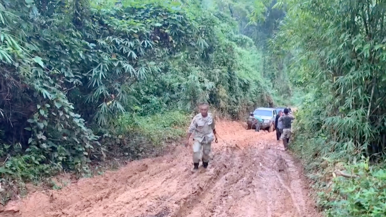 ฝนถล่มชายแดนอุ้มผาง 1 เดือน ชาวบ้านอ่วมหนัก ต้นไทร 100 ปี ล้มขวางทางซ้ำ