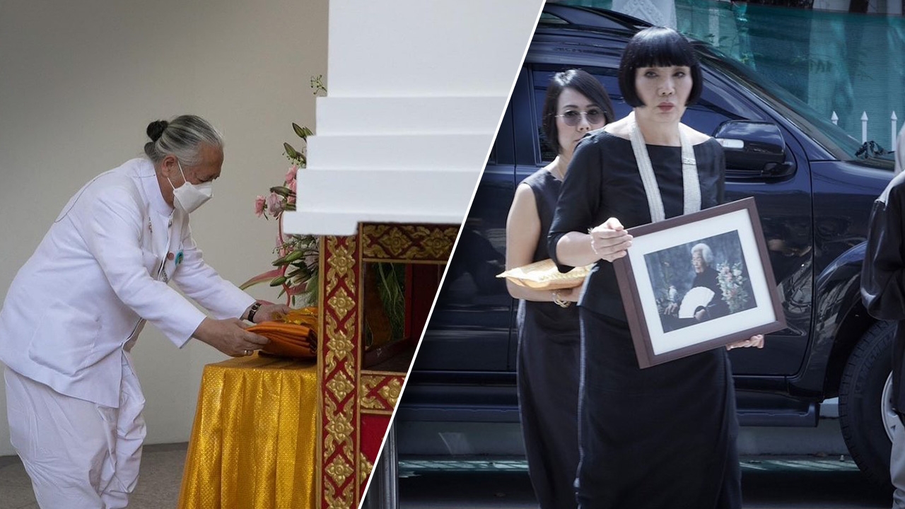 ม้า อรนภา สุดเศร้า ทำพิธีฌาปนกิจคุณแม่ ขอบคุณทุกคนที่มาร่วมส่ง