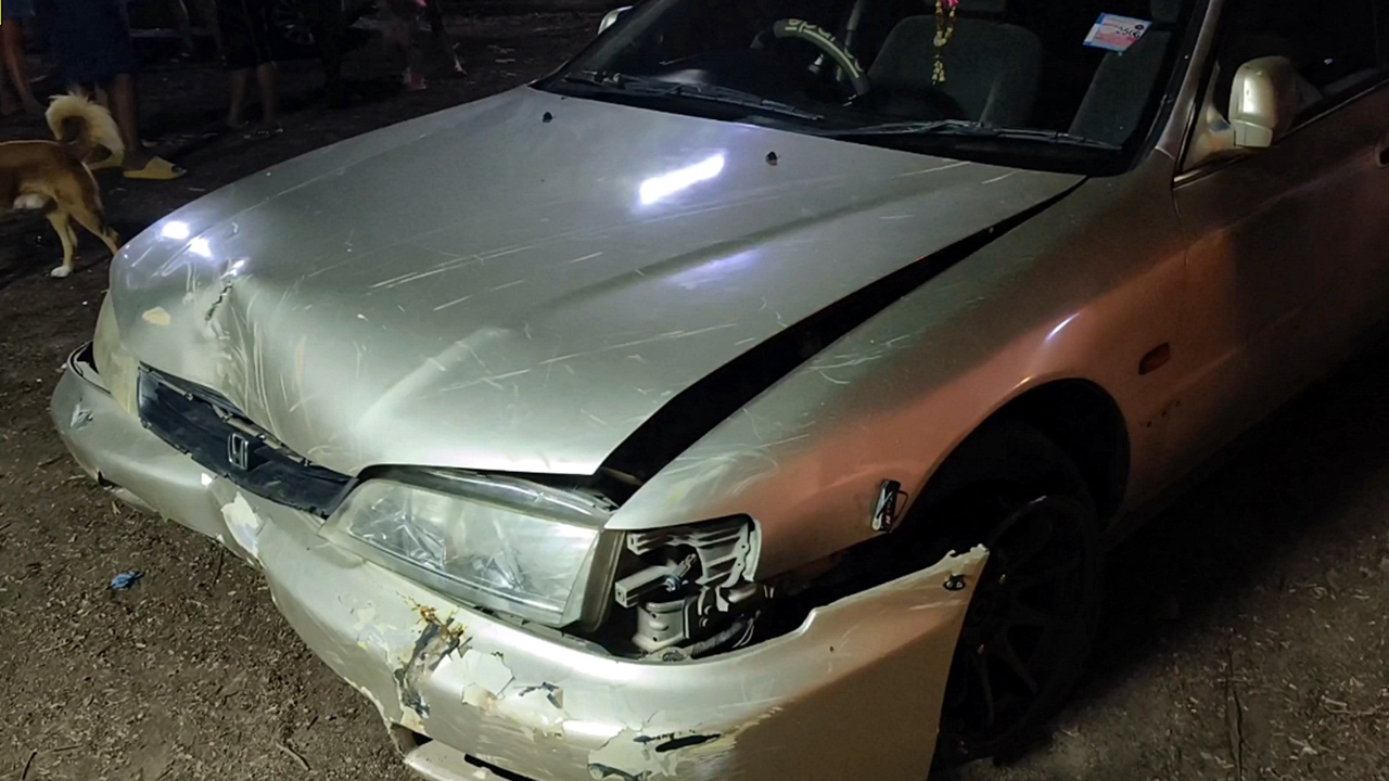 เก๋งเมาชน จยย.หนุ่มสาวดับคู่ 2 ศพ สารภาพดื่ม-อ้างไม่รู้ขับชนคนตาย 