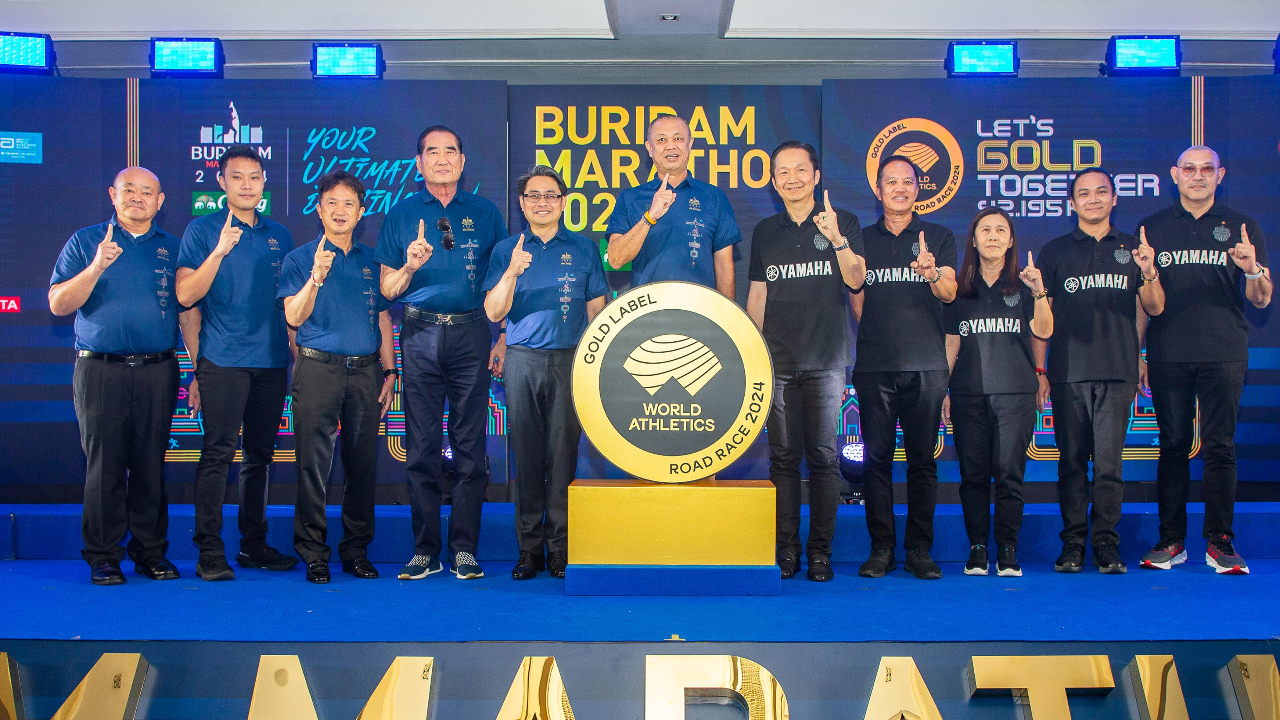 ยามาฮ่า หนุน บุรีรัมย์มาราธอน ต่อเนื่องปีที่ 8 มาตรฐาน Gold Label
