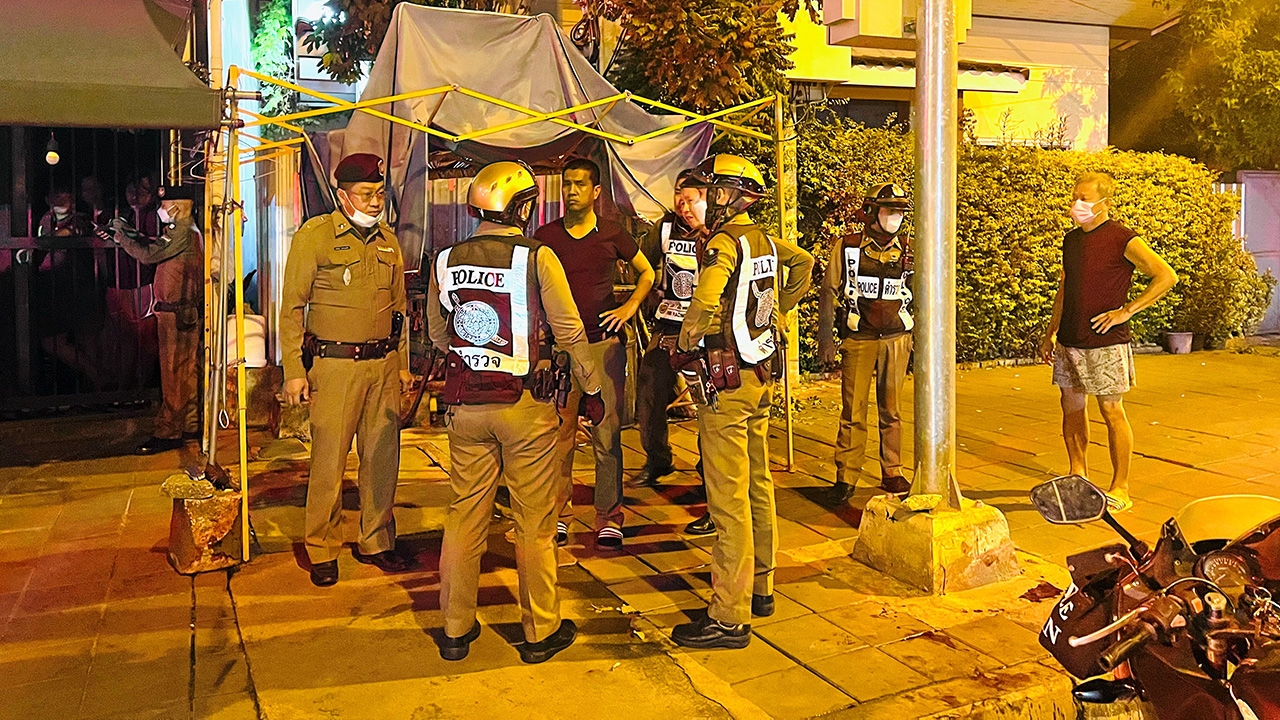 โจ๋เมืองนนท์โหด ไล่ยิงดับ 2 เจ็บ 1 กลับจากตลาดนกฮูกเช็กวงจรปิดล่ามือปืน