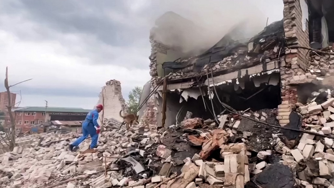 โรงงานใกล้กรุงมอสโกระเบิด เสียหายวงกว้าง ตาย 1 เจ็บครึ่งร้อย