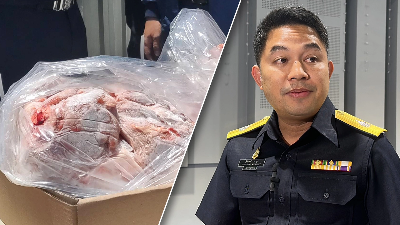 据消息称，林查班海关澄清，数千个集装箱中没有非法生猪。但这是其他残留产品。