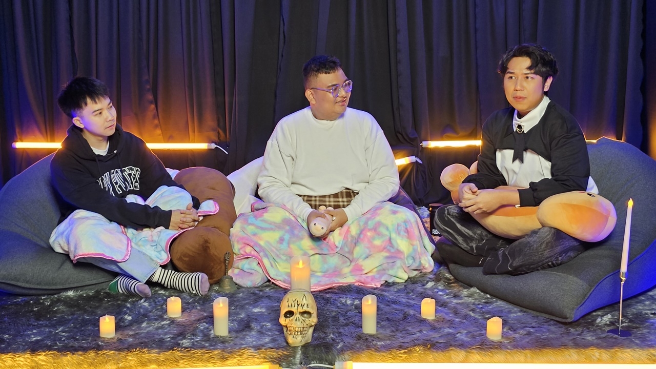 บี-มอส-แม็คกี้ ตู้ซ่อนหมี ก็นินทาผีไปเลยสิคะ ตัวแม่อินทามระจะแคร์เพื่อ