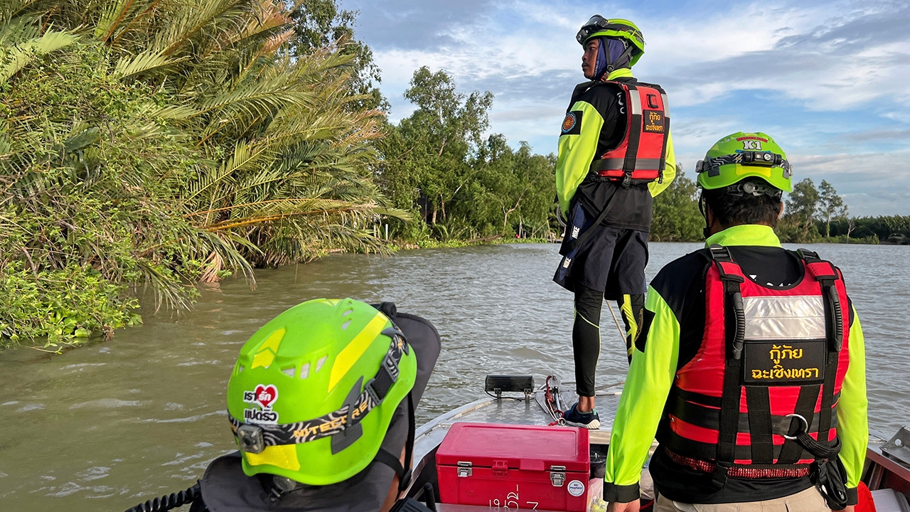 ยังไม่พบ "ช่างซ่อมเจ็ตสกี" จมหายในแม่นํ้าบางปะกง
