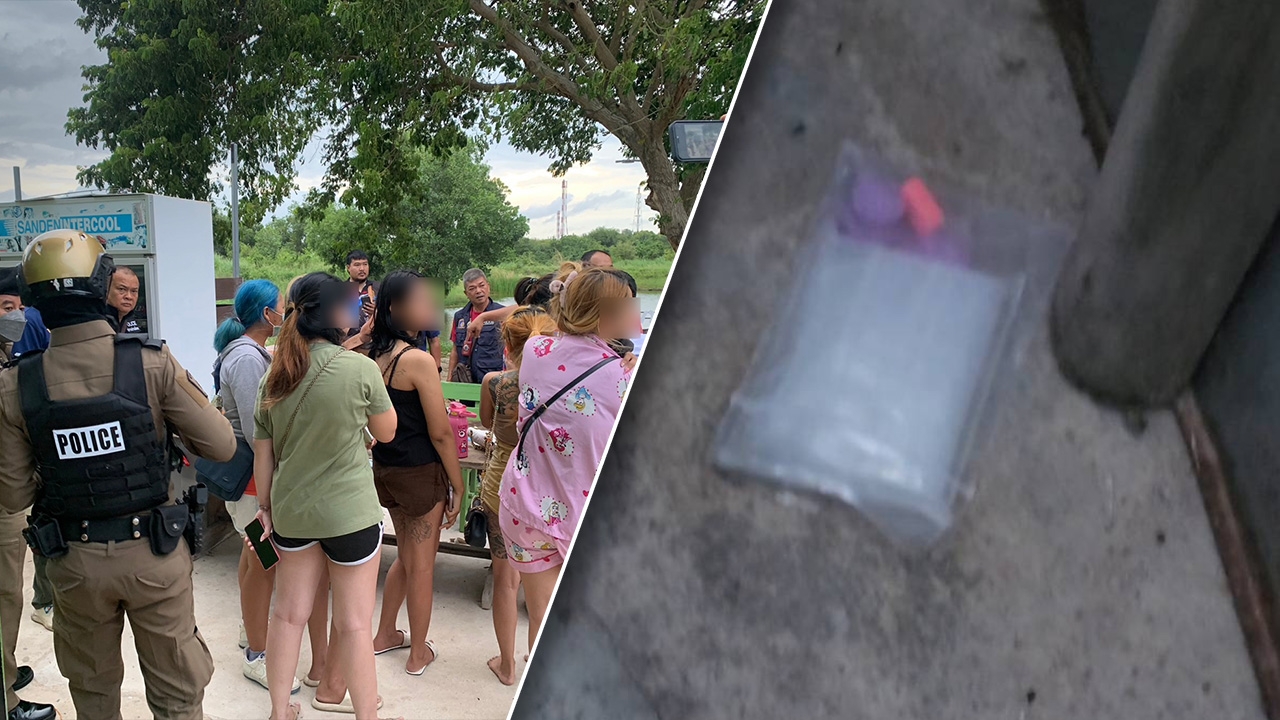 ทลายปาร์ตี้ยาในพูลวิลล่ากลางเมืองระยอง หนุ่มสาวมั่วสุมซดเหล้าอัปยายันเช้า