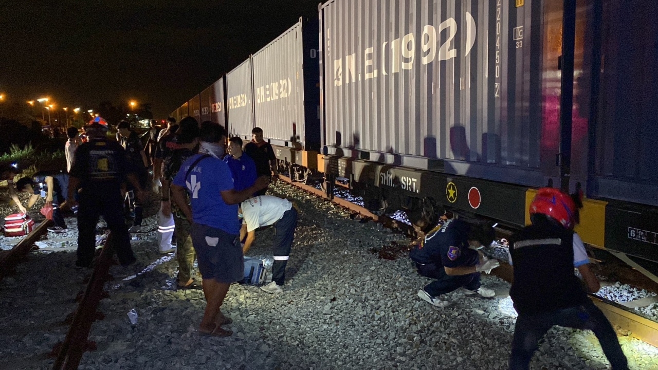 หญิงวัย 42 ปี ถูกรถไฟวิ่งเหยียบขาขาด 2 ข้าง ตร.เร่งหาสาเหตุไปนั่งทำอะไร