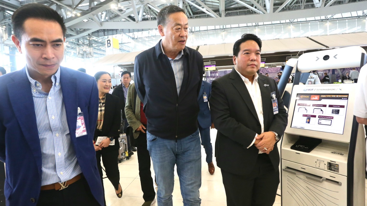 "เศรษฐา" นำคณะทำงาน ไป "สนามบินสุวรรณภูมิ" ลุย แก้ปัญหาด้านการท่องเที่ยว