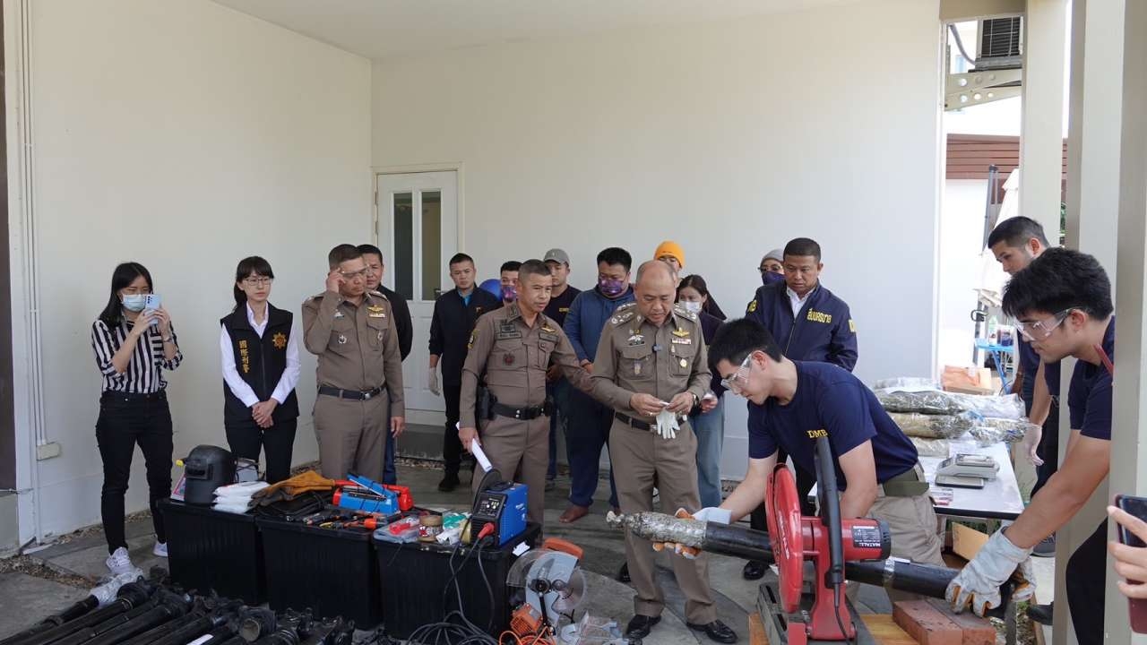 ทลาย "แก๊งไข่หวง" 4 เจ้าพ่อค้ายาไต้หวัน ยัดไอซ์ใน "เพลารถ" ส่งข้ามชาติ