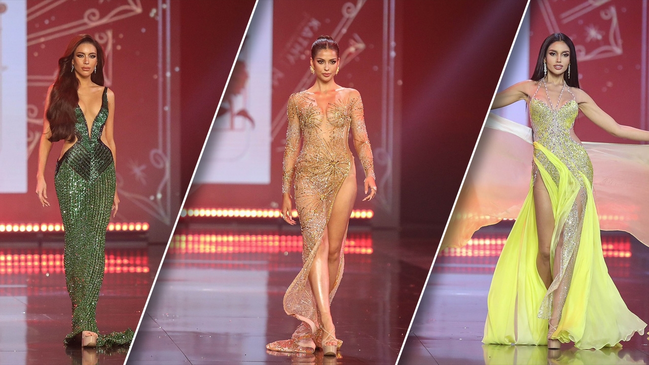 ประมวลภาพ มิสยูนิเวิร์สไทยแลนด์ 2023 รอบพรีลิมฯ ระทึก 6 นางงามเป็นลมคาเวที