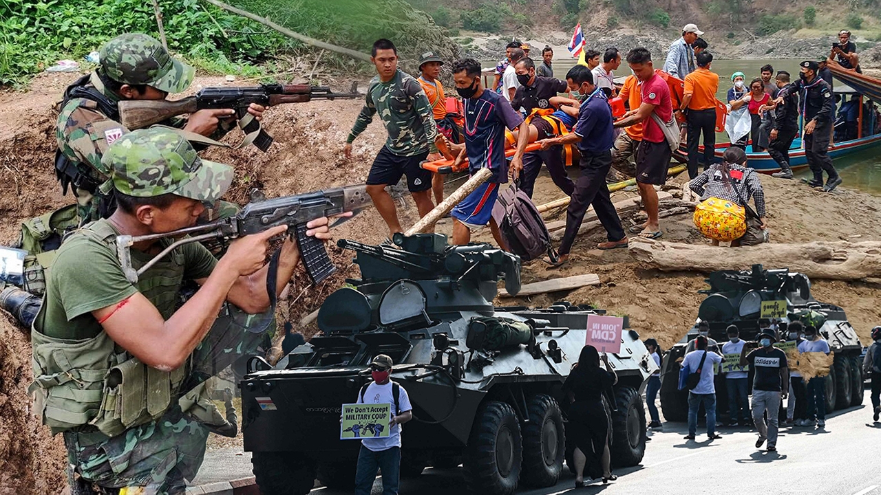 ส่องชายแดนพม่า-ไทย สู้รบเดือด ประชาชนทุกข์ยาก