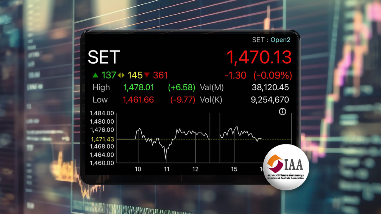 สมาคมนักวิเคราะห์ฯ หั่นเป้าดัชนีหุ้นไทยปีนี้ เหลือ 1,606 จุด แนะรัฐเร่งออกโครงการลงทุน