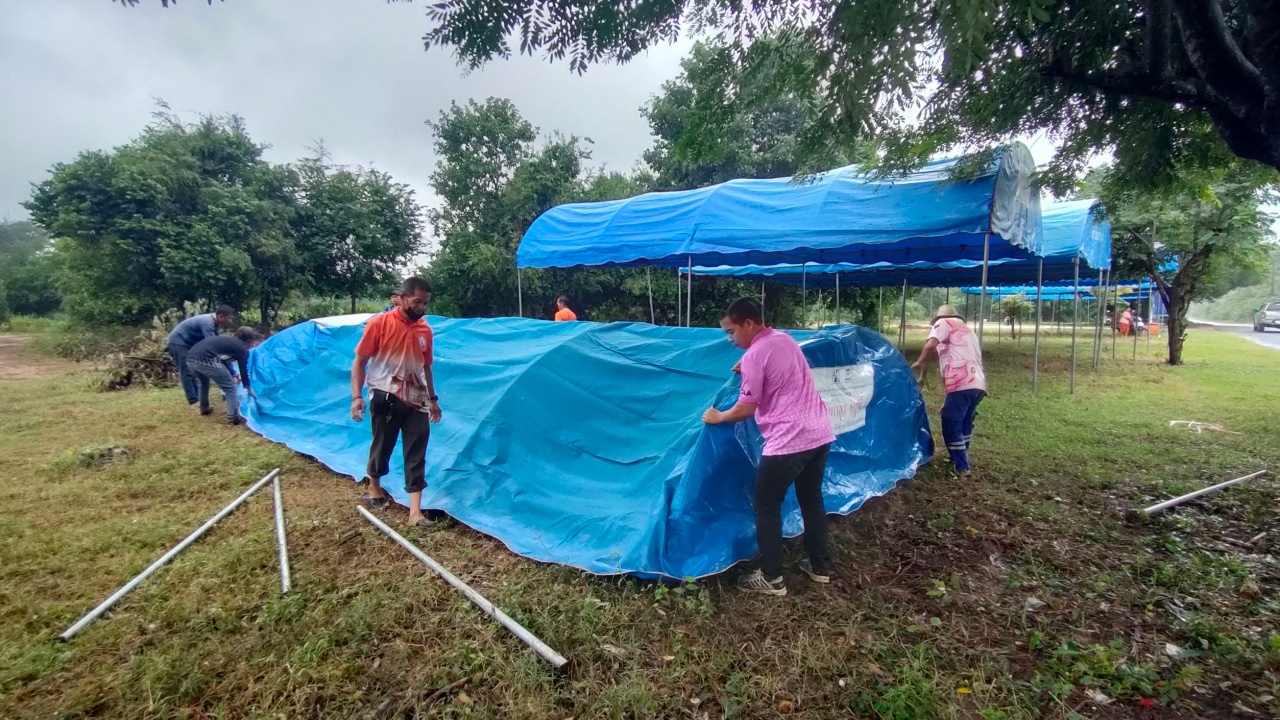 น้ำท่วมอุบลฯ ล่าสุดที่วารินชำราบ ทต.บุ่งไหม เตรียมอพยพชาวบ้านกุดระงุมหนีน้ำ