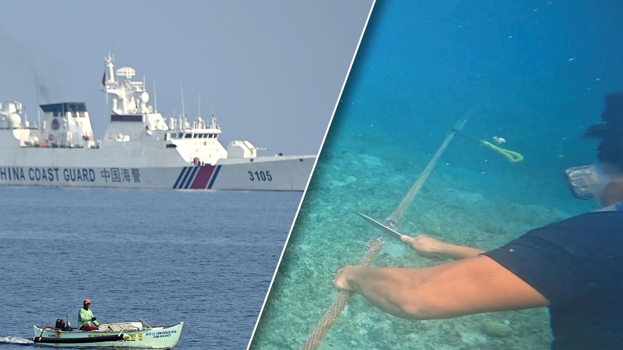 จีนเตือนฟิลิปปินส์ “อย่าสร้างปัญหา” รื้อแนวกั้นลอยน้ำในทะเลพิพาท