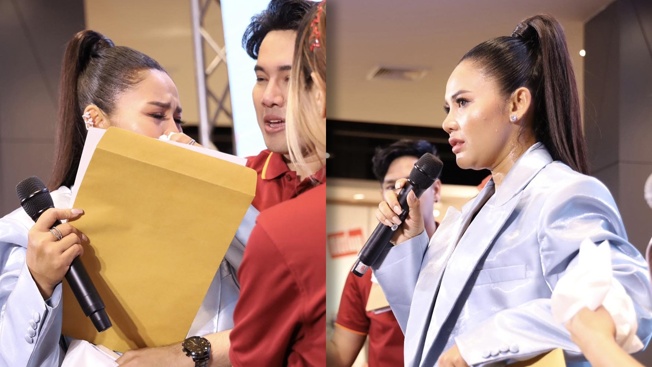 ตั๊กแตน ชลดา น้ำตาแตก แฟนคลับเซอร์ไพรส์ซื้อลิขสิทธิ์เพลงให้ร้องต่ออีก 1 ปี 