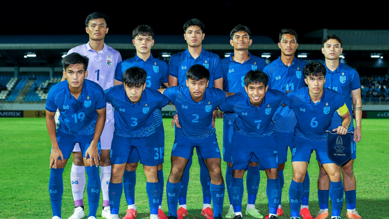 U23亚洲足球锦标赛：泰国队对阵“孟加拉国队”的 11 名首发球员出炉！