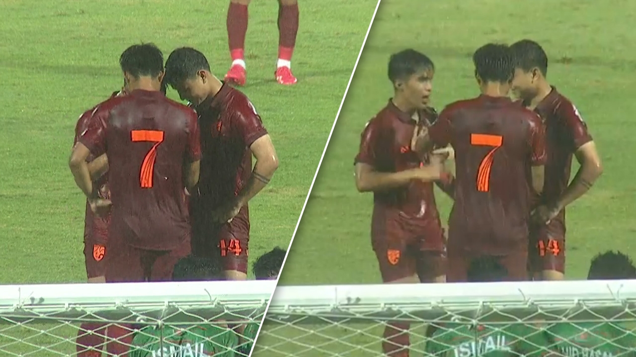 亚洲足球锦标赛，泰国队员以剪刀石头布决定主罚任意球