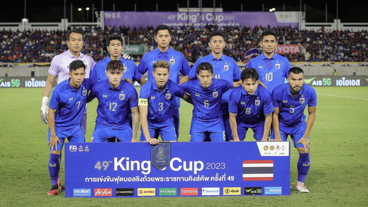 “泰国队”2-1战胜“黎巴嫩队”，晋级“2023年国王杯”决赛！
