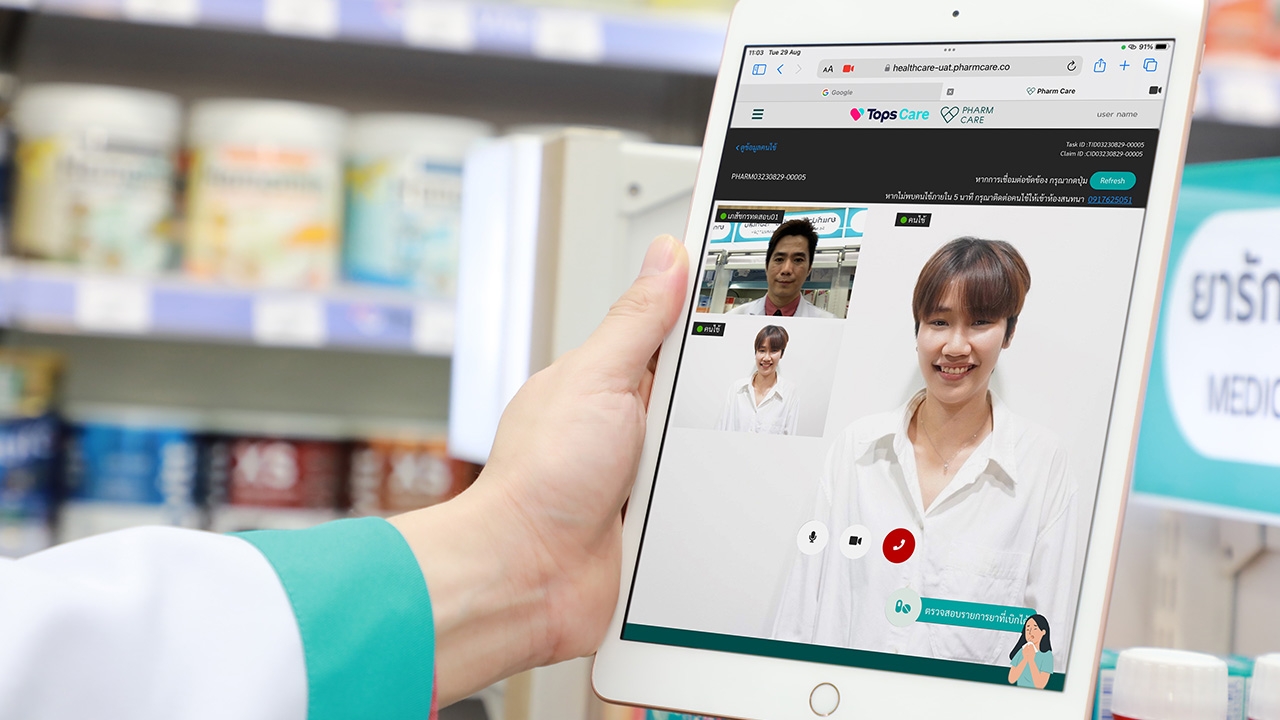 ท็อปส์แคร์ มองแม้โควิดเริ่มซา แต่ TeleMed & TelePharm ยังได้รับความนิยม