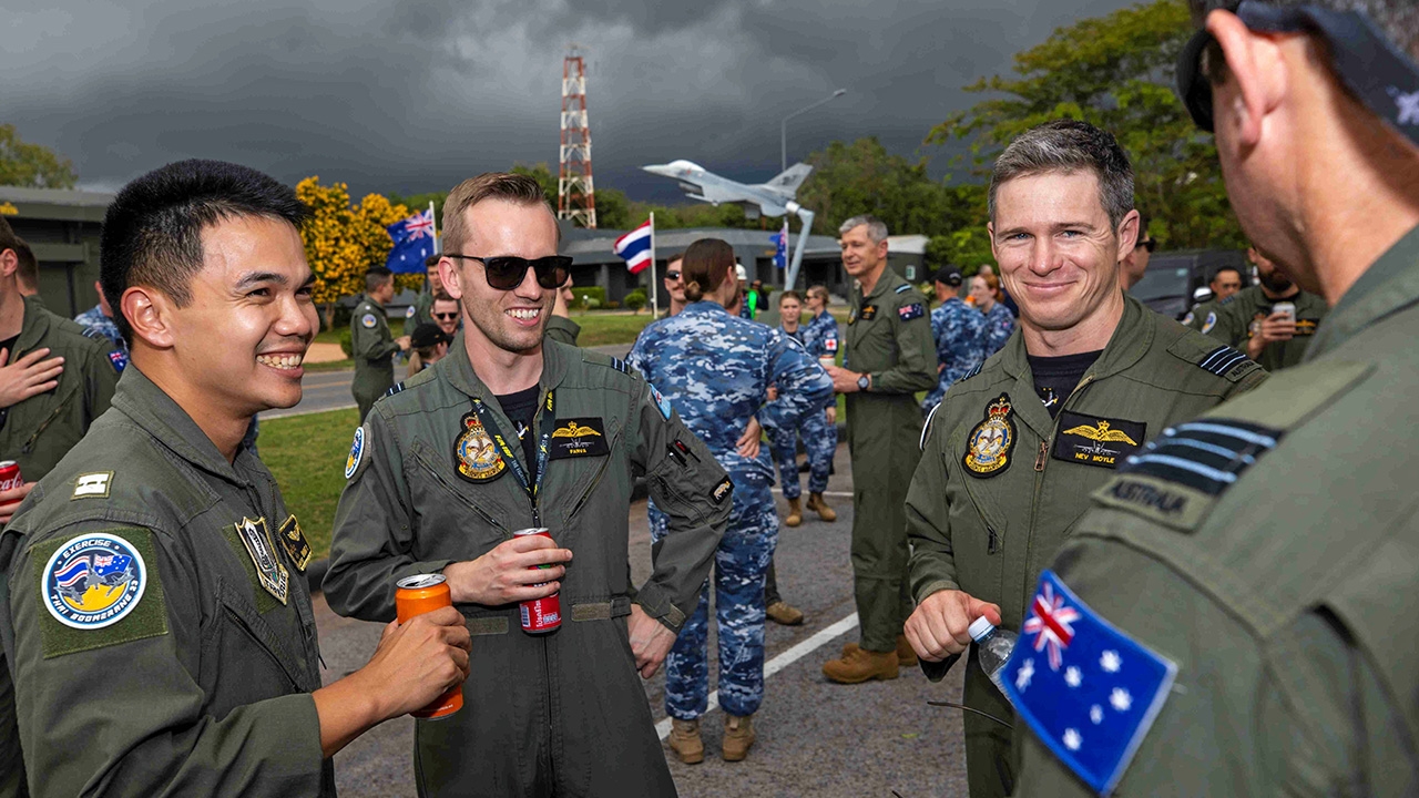 ทัพฟ้าออสซี-ไทยร่วมฝึก