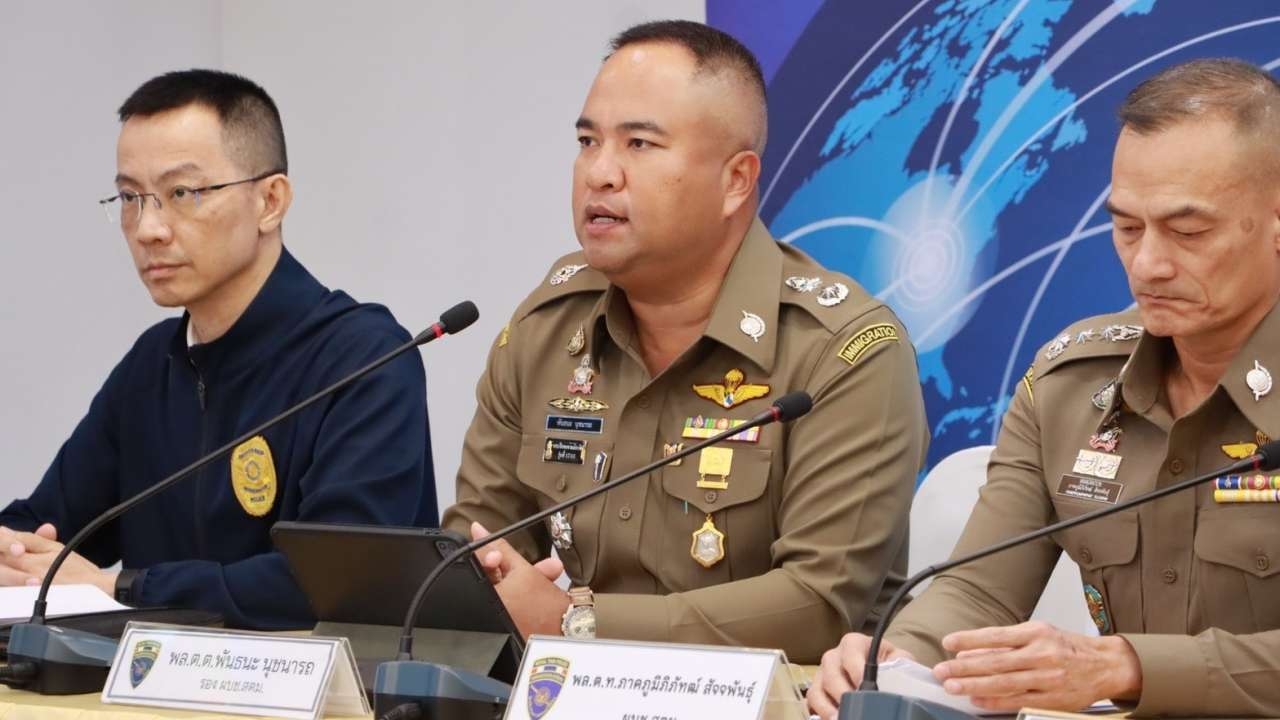 สตม. ปิดจ๊อบ 3 คดีต่างชาติ หลอกคนจีนลงทุน สาวบัญชีม้า และรวบหนุ่มกิมจิ