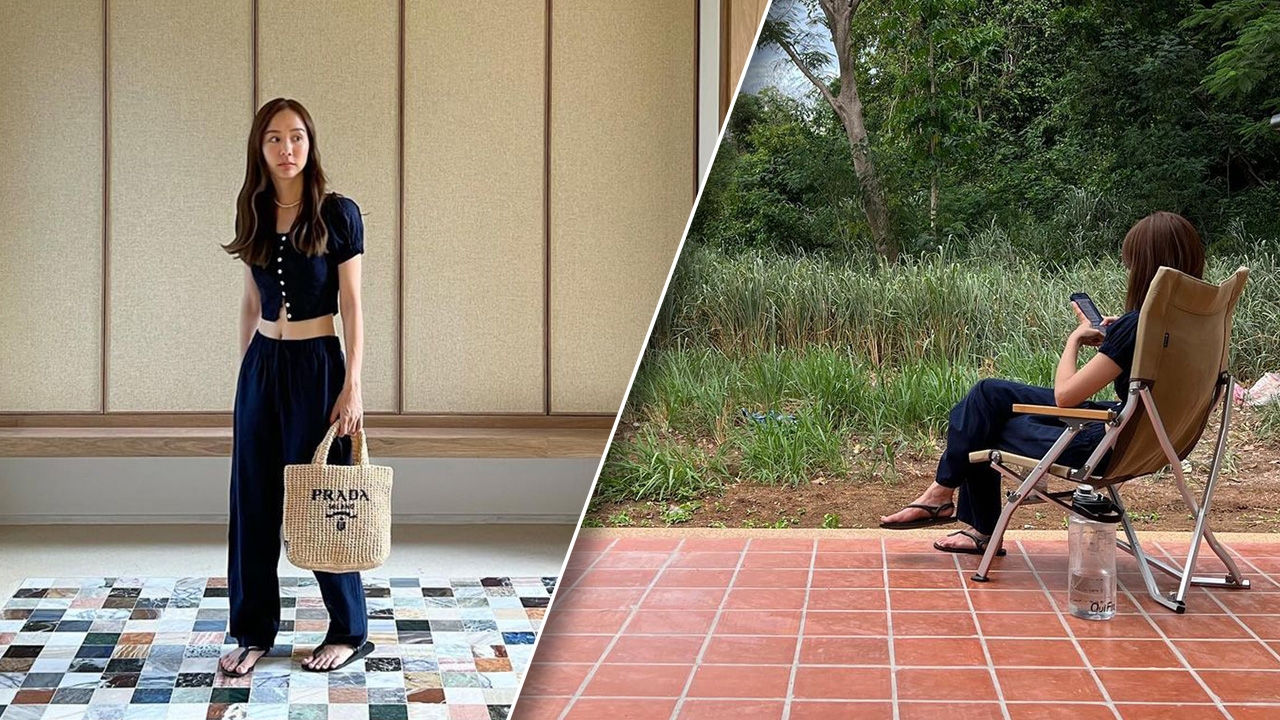 เต้ย จรินทร์พร เปิดบ้านที่ใกล้จะเสร็จแล้ว แต่งานนี้คอหวยโฟกัสผิดจุด