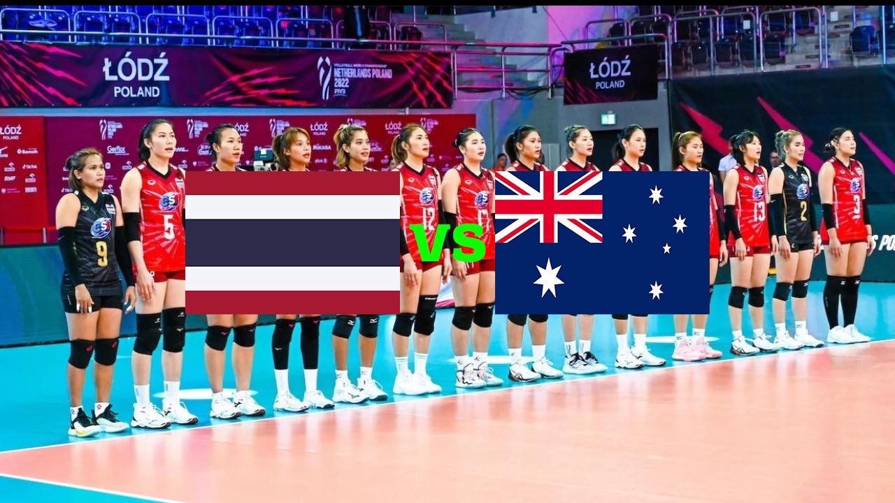 2023年亚锦赛分组第一场比赛，泰国国家队VS澳大利亚！观看女排直播！