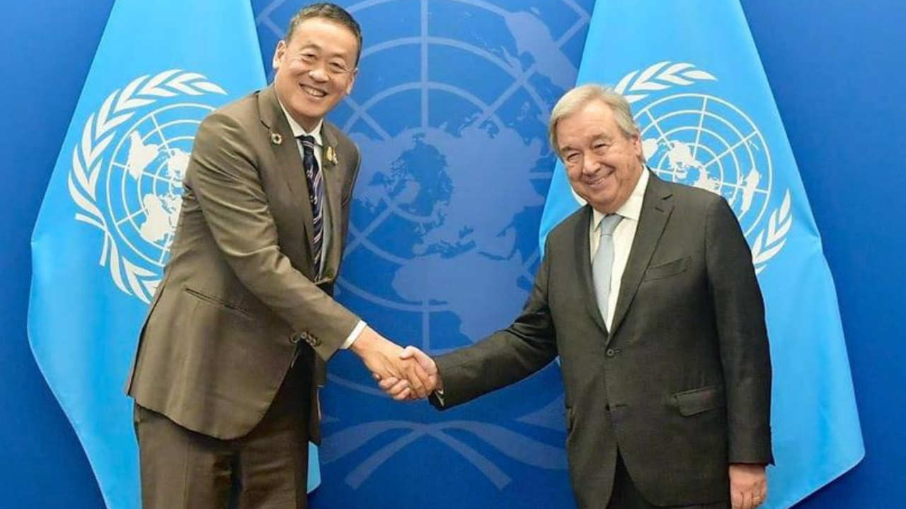 นายกฯพบหารือเลขาธิการยูเอ็น ย้ำความร่วมมือในทุกมิติเพื่อบรรลุเป้าหมายการพัฒนาที่ยั่งยืน